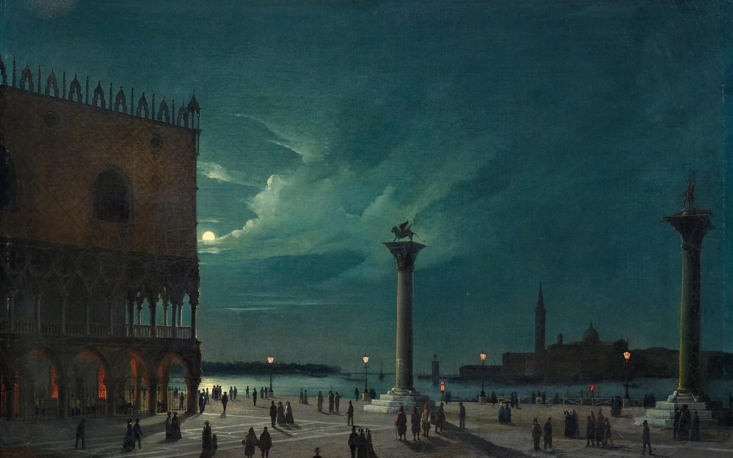 Venezia, la Piazzetta di notte